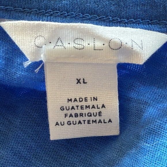 Caslon‎ Tie Front Button Up Tank Top Cami Cotton Modal NWT XL CN468385MI - Picture 10 of 10